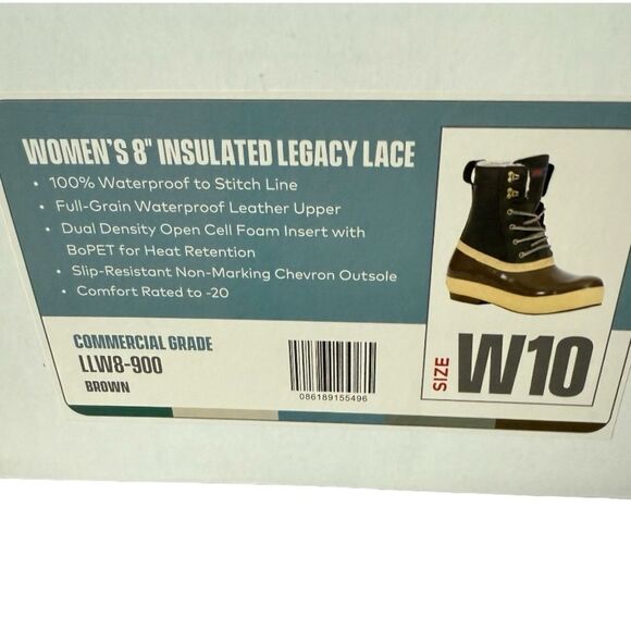 Xtratuf Women’s 8” Insulated Legacy Waterproof Boot Commercial Grade Size 10 - Picture 12 of 12